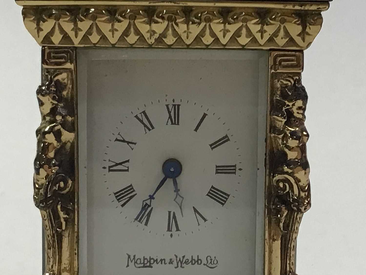 Lot 267 - MAPPIN AND WEBB BRASS CARRIAGE CLOCK