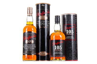 Lot 154 - 2 BOTTLES OF GLENFARCLAS 105°