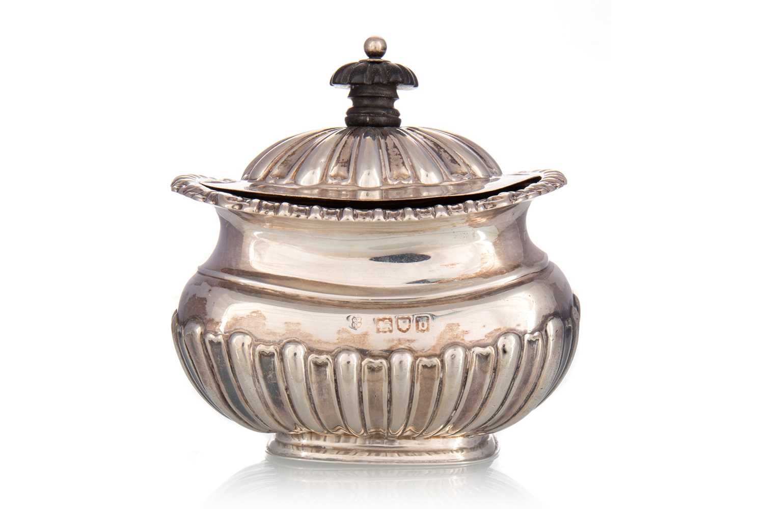 Lot 27 - LATE VICTORIAN SILVER CADDY