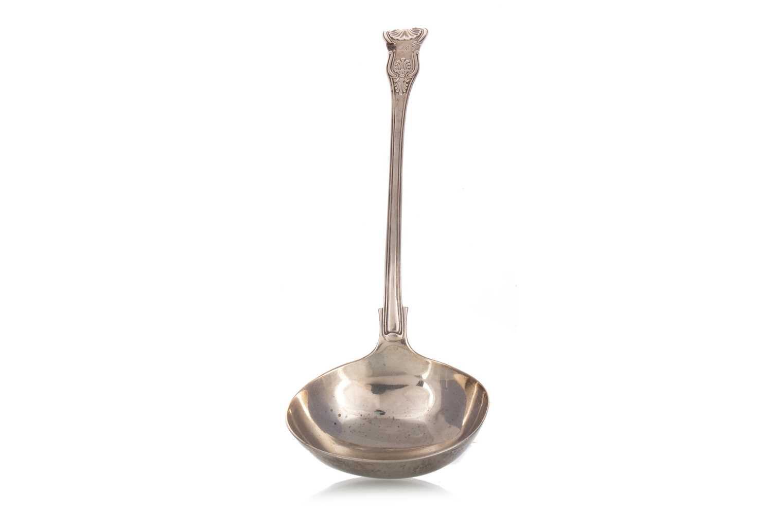 Lot 28 - EARLY VICTORIAN SILVER SOUP LADLE