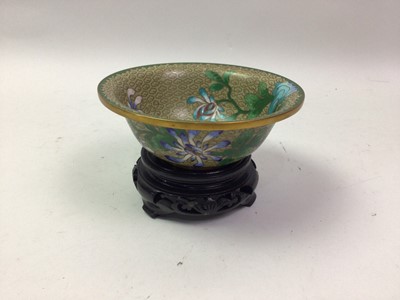 Lot 112 - TWO CLOISONNE BOWLS