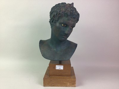 Lot 116 - REPRODUCTION BRONZED BUST