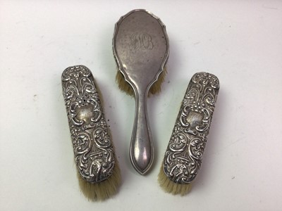 Lot 272 - PAIR OF SILVER BRUSHES