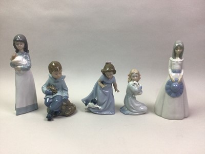 Lot 316 - FIVE NAO FIGURES