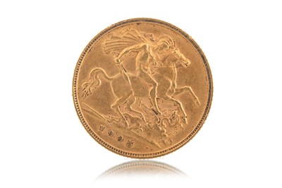 Lot 95 - EDWARD VII HALF SOVEREIGN