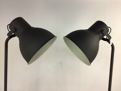 Lot 216 - PAIR OF MODERN STANDARD LAMPS