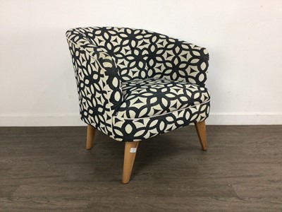 Lot 217 - MODERN TUB CHAIR