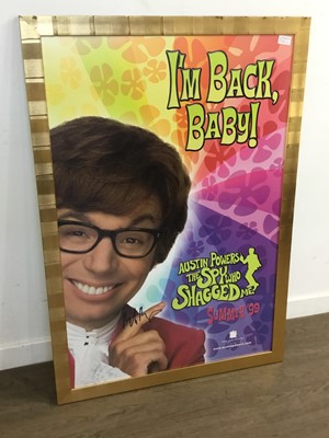 Lot 235 - TWO AUSTIN POWERS SIGNED POSTERS