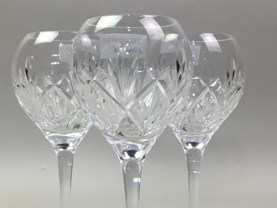 Lot 240 - GROUP OF SIX WATERFORD CRYSTAL GLASSES