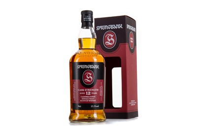 Lot 277 - SPRINGBANK 12 YEAR OLD CASK STRENGTH 2019 RELEASE