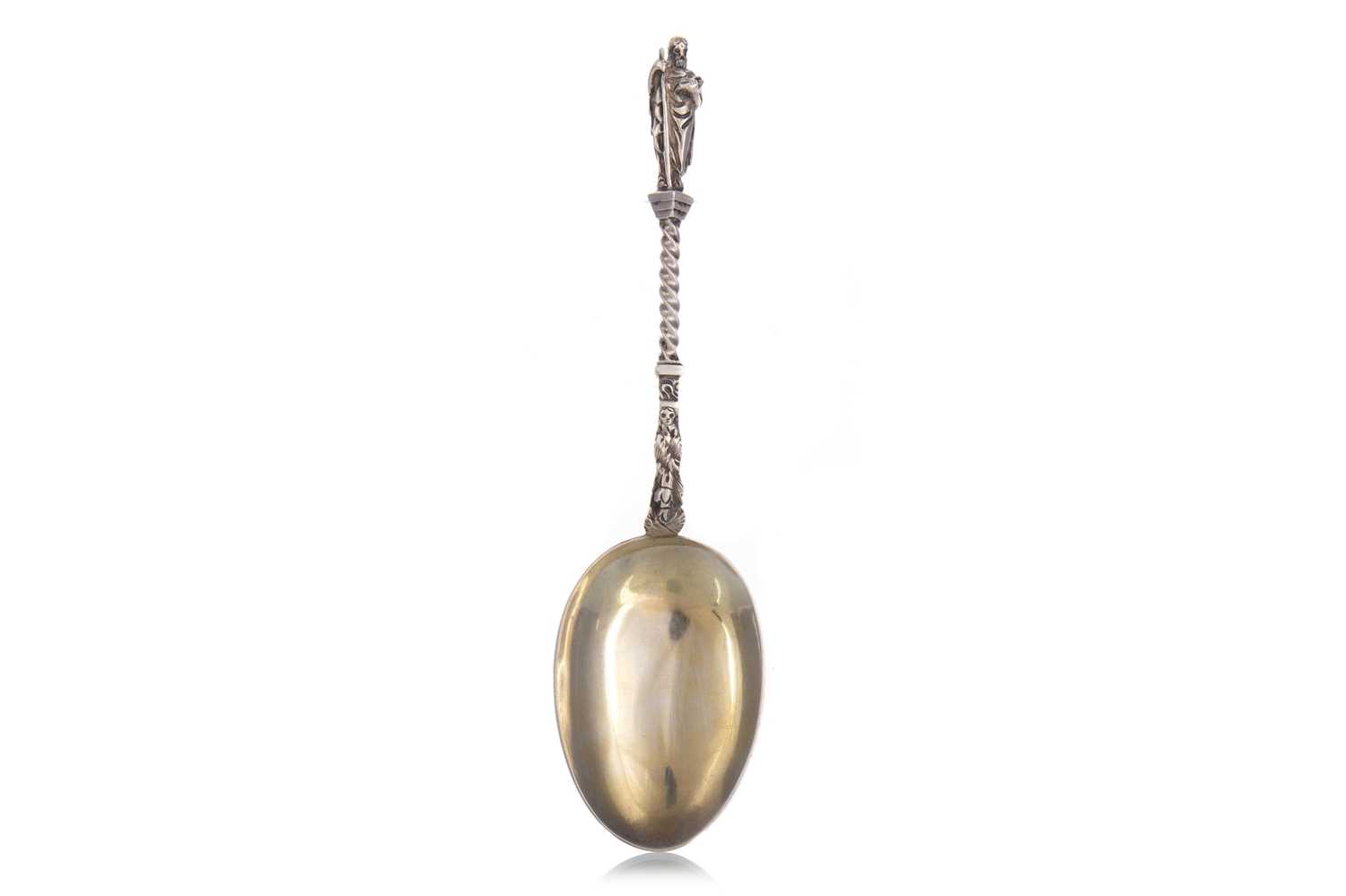 Lot 43 - VICTORIAN SILVER ANOINTING SPOON