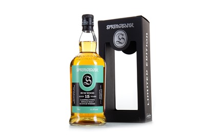 Lot 283 - SPRINGBANK 2003 15 YEAR OLD RUM WOOD