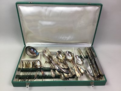 Lot 350 - SET OF FRENCH SILVER PLATED CUTLERY