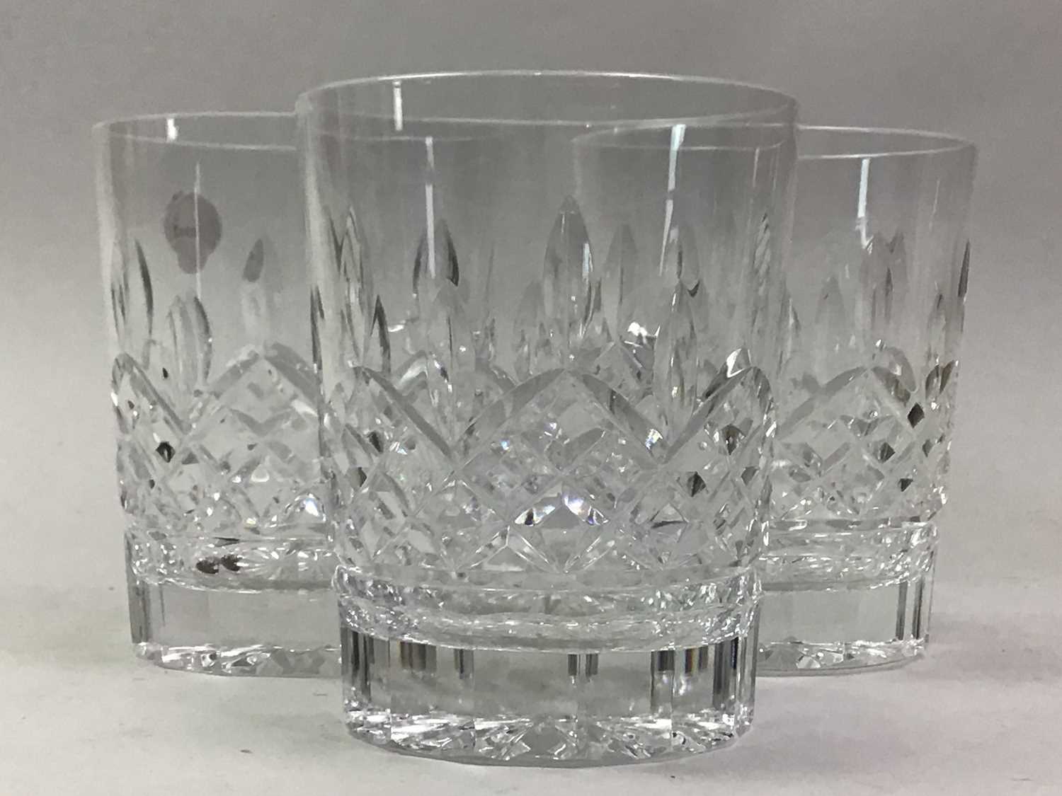 Lot 359 SET OF FOUR WATERFORD CRYSTAL TUMBLERS