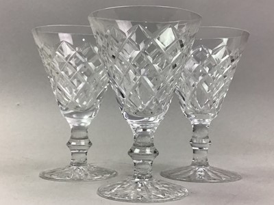 Lot 362 - GROUP OF WATERFORD CRYSTAL GLASS WARE