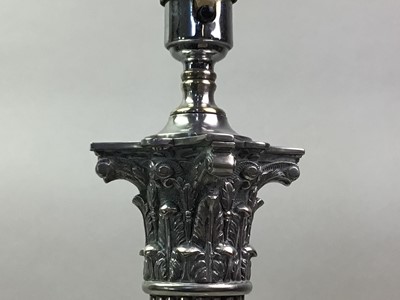 Lot 367 - CORINTHIAN COLUMN TABLE LAMP