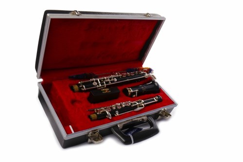 Lot 606 - BOOSEY & HAWKES OBOE each section bearing the...