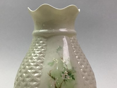 Lot 428 - COLLECTION OF BELLEEK VASES