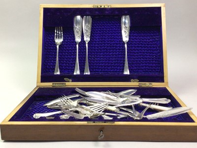 Lot 409 - COLLECTION OF PLATED CUTLERY