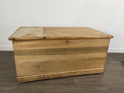 Lot 410 - THREE PINE BLANKET CHESTS