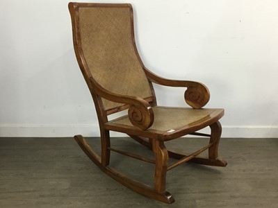 Lot 418 - 20TH CENTURY ROCKING CHAIR