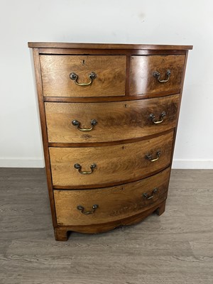 Lot 422 - VICTORIAN MAHOGANY CHEST OF DRAWERS