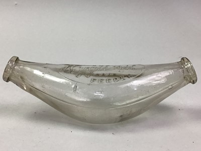 Lot 490 - VINTAGE BABY'S FEEDING BOTTLE