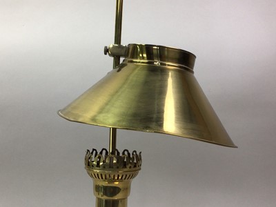 Lot 534 - REPRODUCTION BRASS ORIENT EXPRESS TABLE LAMP