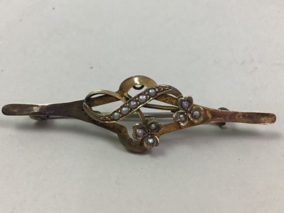 Lot 535 - TWO ANTIQUE BROOCHES