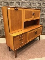 Lot 808 - MID-20TH CENTURY COMPOSED DINING ROOM SUITE...