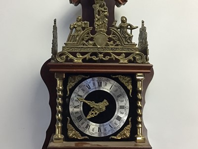 Lot 541 - REPRODUCTION DUTCH STYLE WALL CLOCK