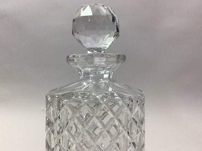 Lot 524 - PAIR OF CRYSTAL DECANTERS