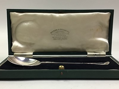 Lot 564 - SCOTTISH SILVER SPOON