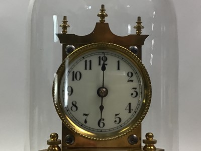 Lot 519 - BRASS ANNIVERSARY CLOCK