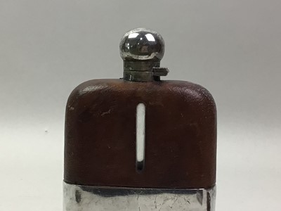 Lot 579 - TWO HIP FLASKS