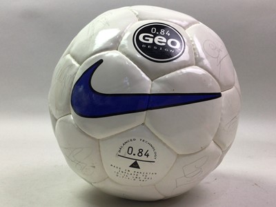 Lot 554 - RANGERS PLAYERS SIGNED FOOTBALL