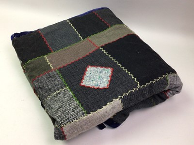 Lot 627 - HOME MADE PATCHWORK QUILT