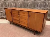 Lot 835 - MID-20TH CENTURY TEAK DINING SUITE to include...