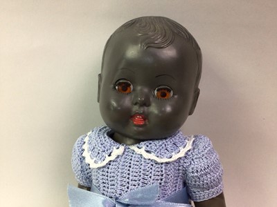 Lot 1047 - PEDIGREE, MOULDED BLACK DOLL