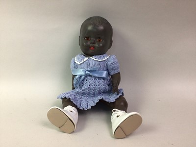 Lot 1047 - PEDIGREE, MOULDED BLACK DOLL
