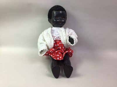 Lot 1047 - PEDIGREE, MOULDED BLACK DOLL