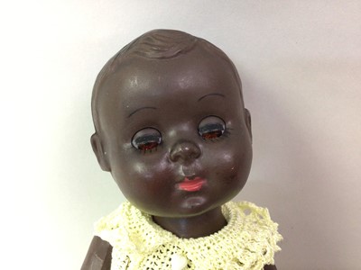 Lot 1047 - PEDIGREE, MOULDED BLACK DOLL