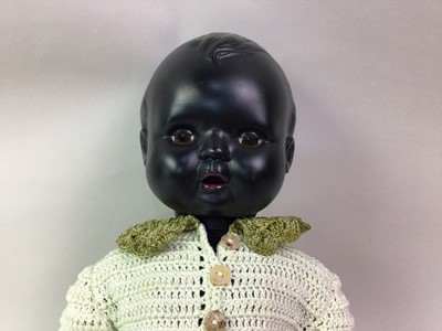 Lot 1047 - PEDIGREE, MOULDED BLACK DOLL