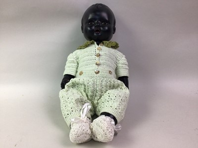 Lot 1047 - PEDIGREE, MOULDED BLACK DOLL