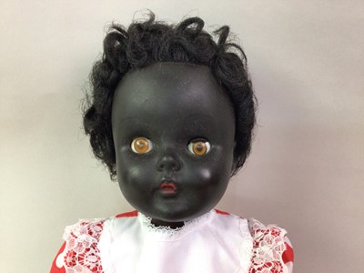Lot 1047 - PEDIGREE, MOULDED BLACK DOLL