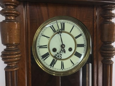 Lot 480 - VIENNA STYLE WALL CLOCK