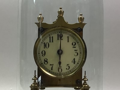 Lot 613 - FOUR BRASS ANNIVERSARY CLOCKS