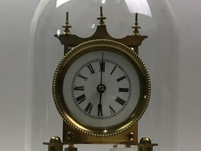 Lot 655 - FIVE BRASS ANNIVERARY CLOCKS