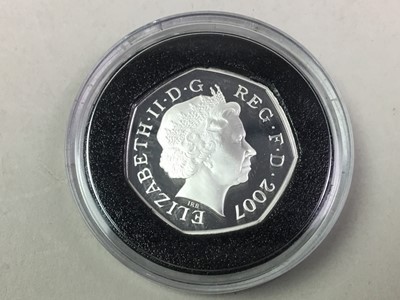 Lot 715 - FIVE SILVER PROOF COINS