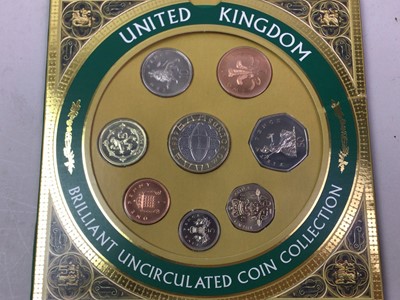 Lot 718 - GROUP OF GB COINS AND COIN SETS